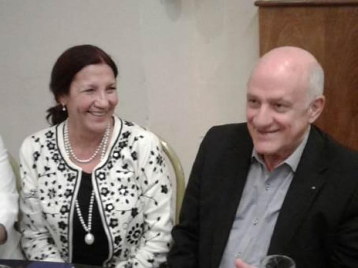 Fabin Tarro junto a Beatriz Tourn en el encuentro de mujeres