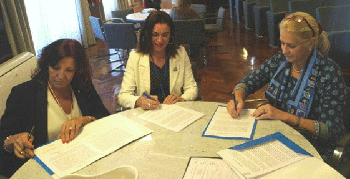 Firma de acuerdos entre las partes