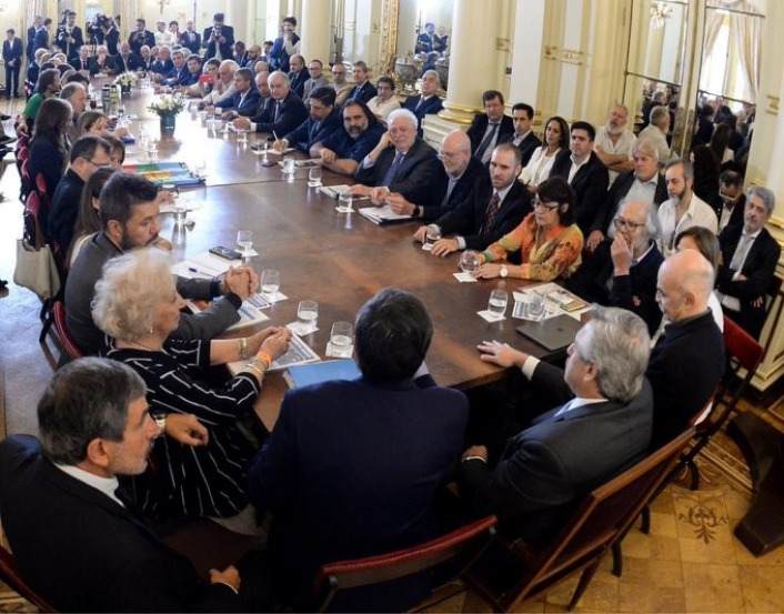 El Consejo Federal Argentina Contra el Hambre reunido en Casa Rosada