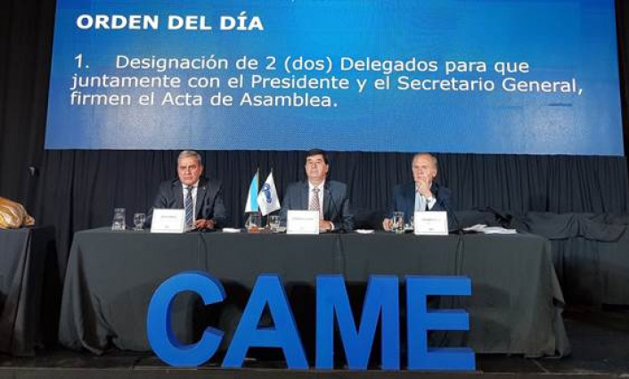 Jos Luis Valds, Gerardo Daz Beltrn y Jos A. Bereciarta comandaron la Asamblea General de CAME