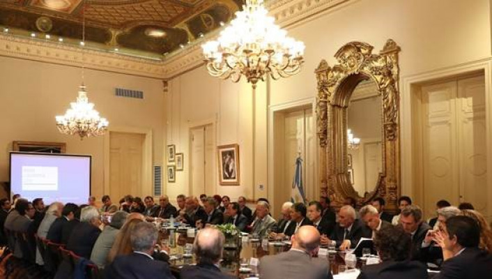 Lanzamiento de la Mesa de Logística en Casa Rosada