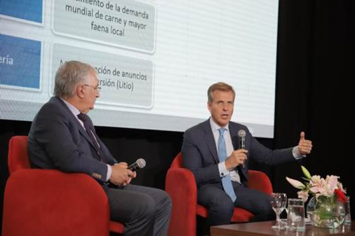 Martín Redrado disertando en el 2° panel de la Jornada de Cierre Gestión 2018