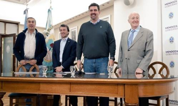 De izq. a der.: Enrique Vaqui, Miguel Lisandro Nieri, Martn Kerchner y Adolfo Trpodi